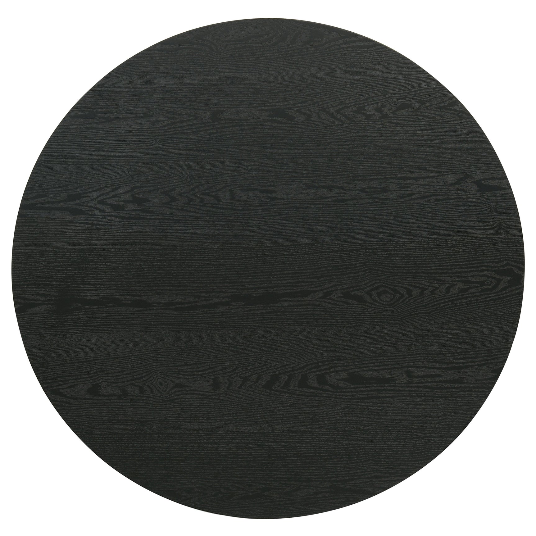 Hamlyn Black 2-piece Round Fluted Coffee and End Table Set - Ornate Home