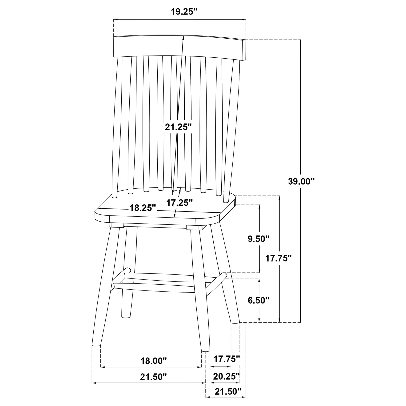 Hamlyn Black 5-piece Round Wood Dining Set - Ornate Home
