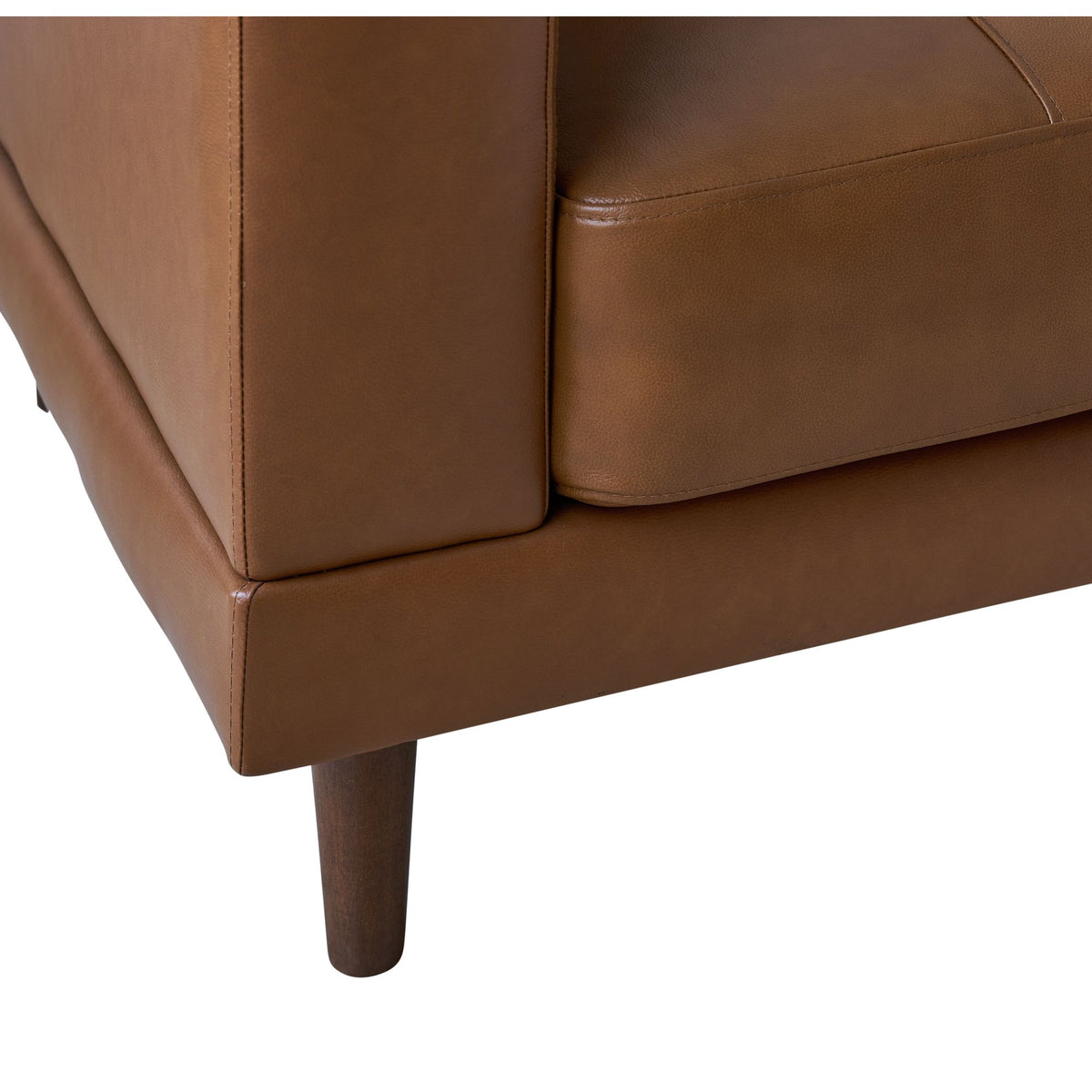 Hampton Fiero Tan Chair (Top Grain/PVC) - Ornate Home