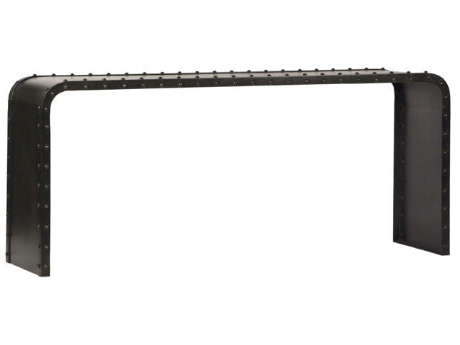 Hampton Gunmetal Console Table - Ornate Home