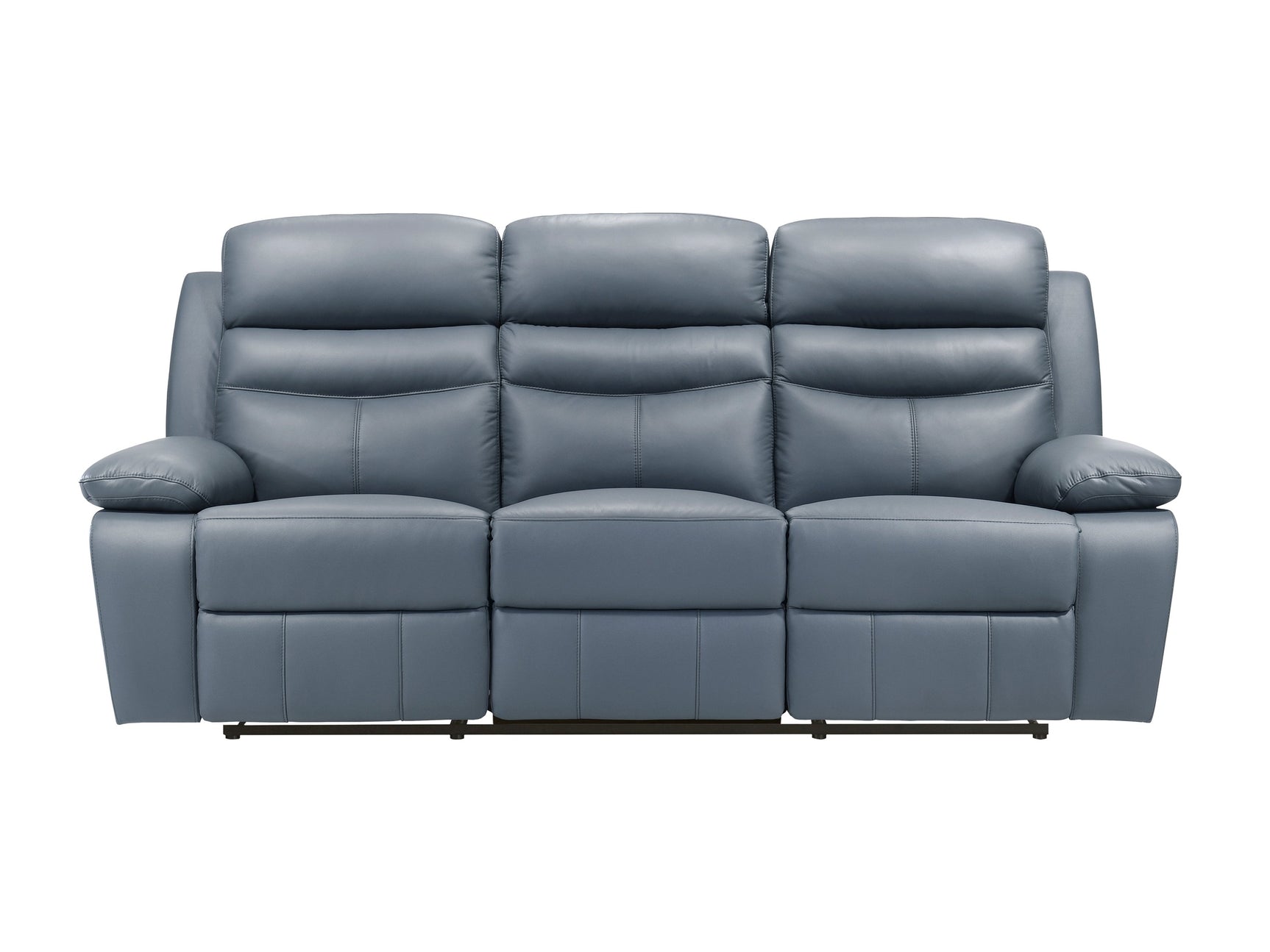 Hancock Blue Double Reclining Sofa - Ornate Home