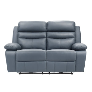 Hancock Gray Power Double Reclining Loveseat - Ornate Home