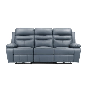 Hancock Gray Power Double Reclining Sofa - Ornate Home