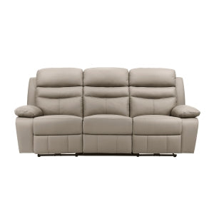 Hancock Latte Power Double Reclining Sofa - Ornate Home