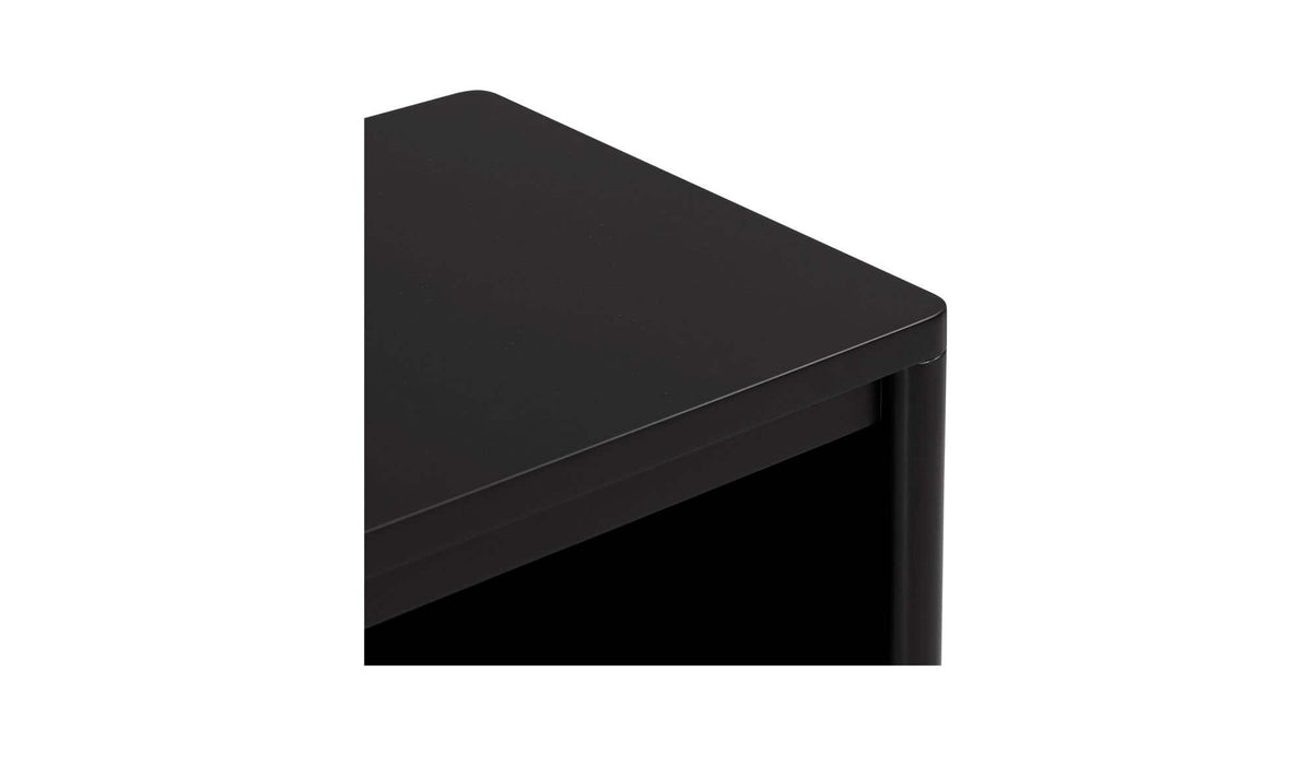 Hannah Black Nightstand - Ornate Home