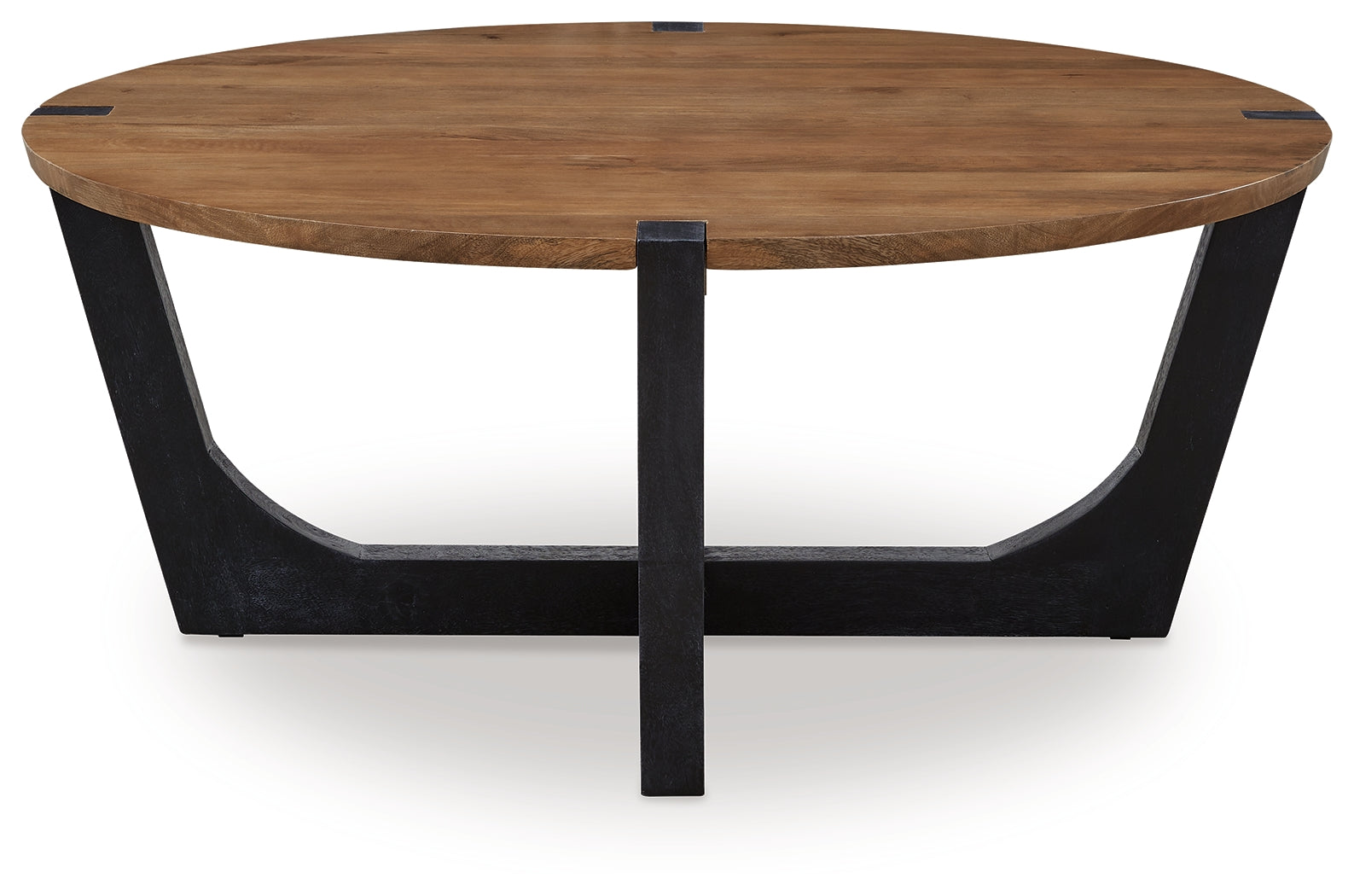 Hanneforth Brown/Black Coffee Table and 2 End Tables (Online Special Price) - Ornate Home