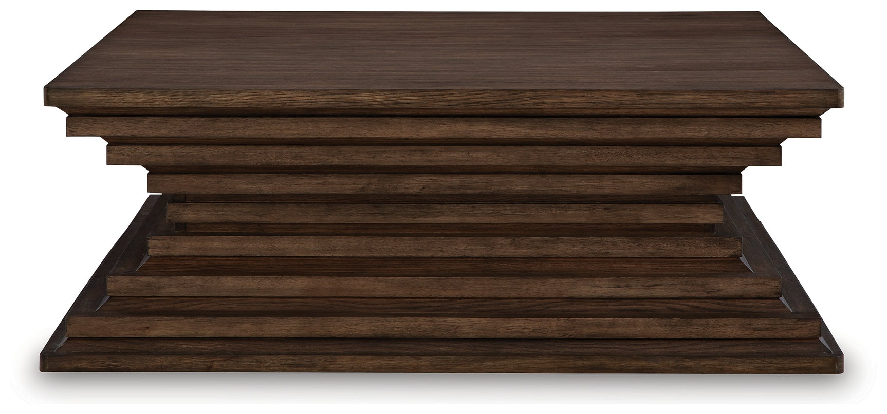 Hannodream Warm Brown Square Cocktail Table (Online Special Price) - Ornate Home