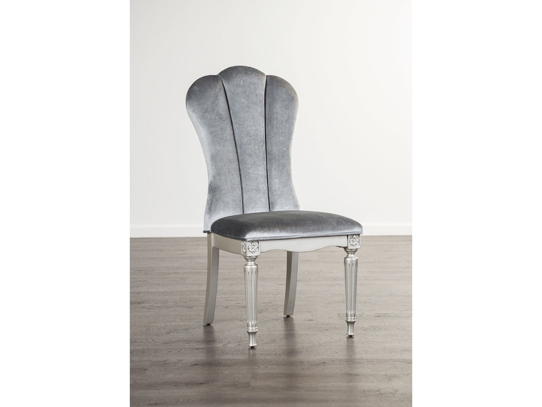 Hannoria Silver Side Chair (Set of 2) - Ornate Home