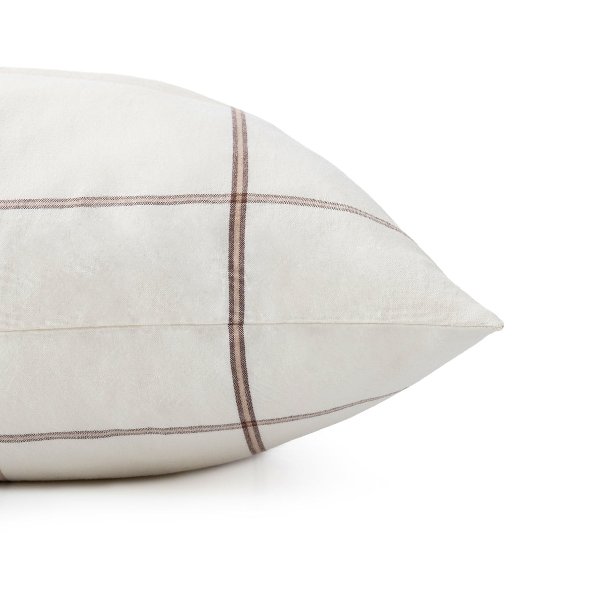 Hanson Ivory/Toffee Brown Euro Sham