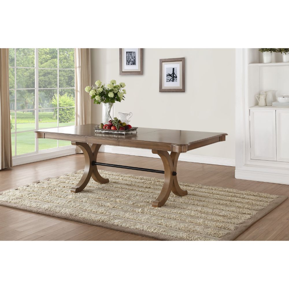Harald Gray Oak Rectangular Dining Table - Ornate Home