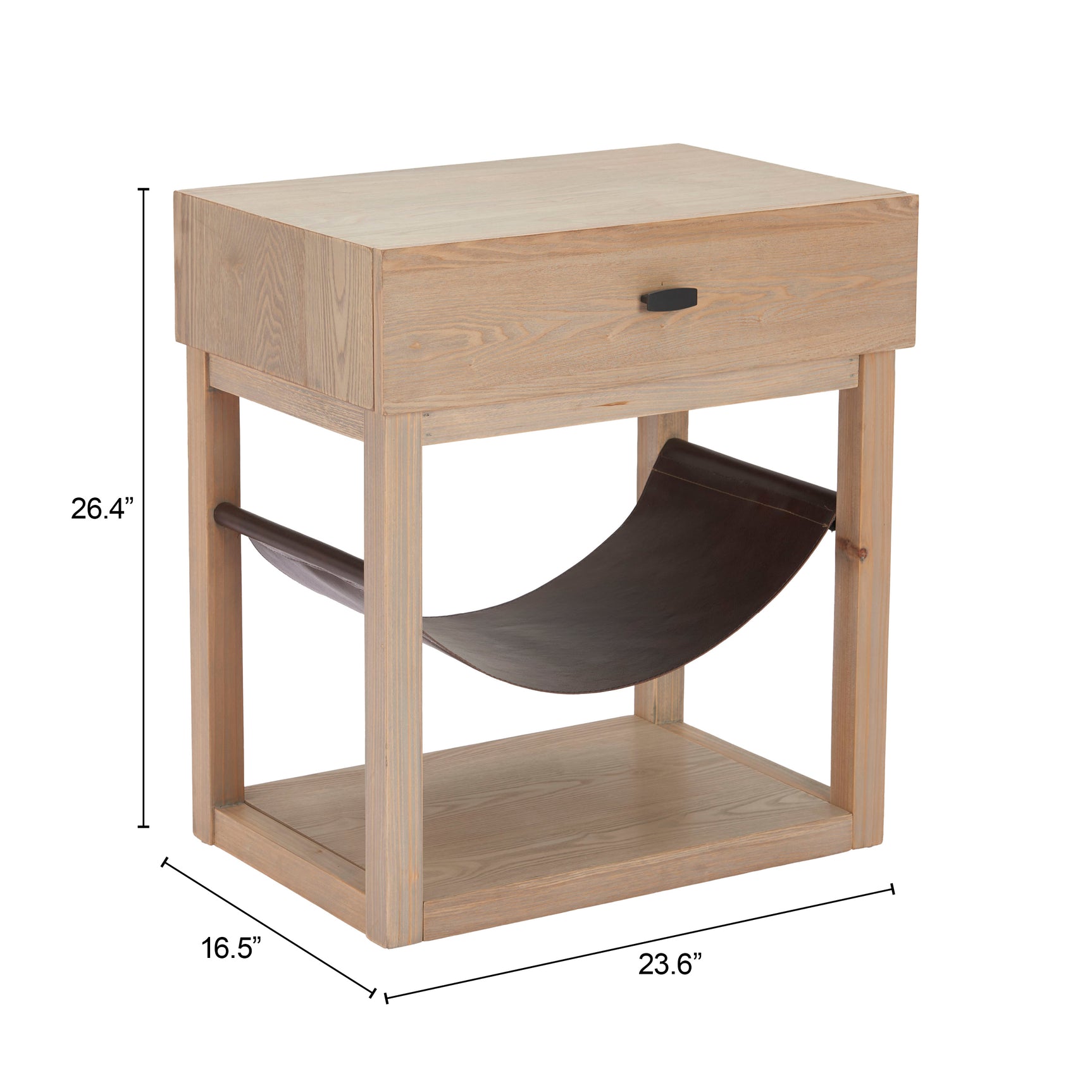 Haram Natural Side Table - Ornate Home