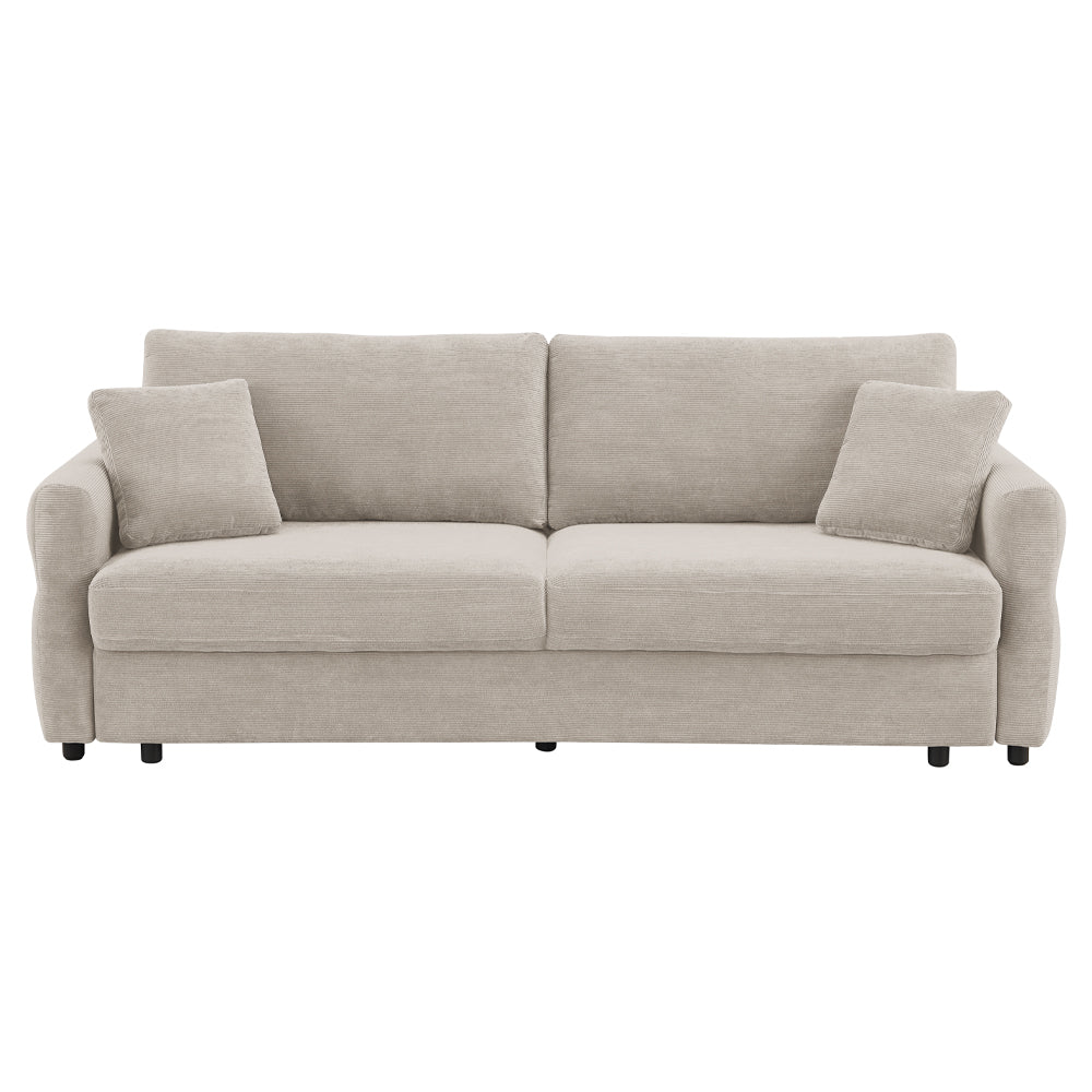 Haran Beige Sofa W/Sleeper - Ornate Home