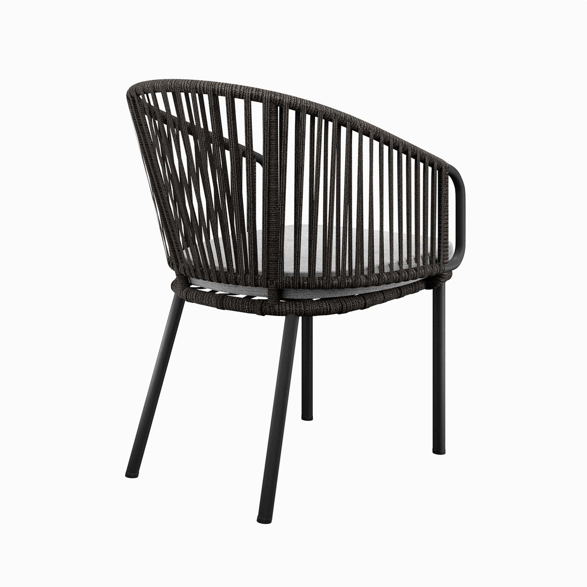 Harbor Charcoal/Gray Outdoor Patio Armchair - Ornate Home