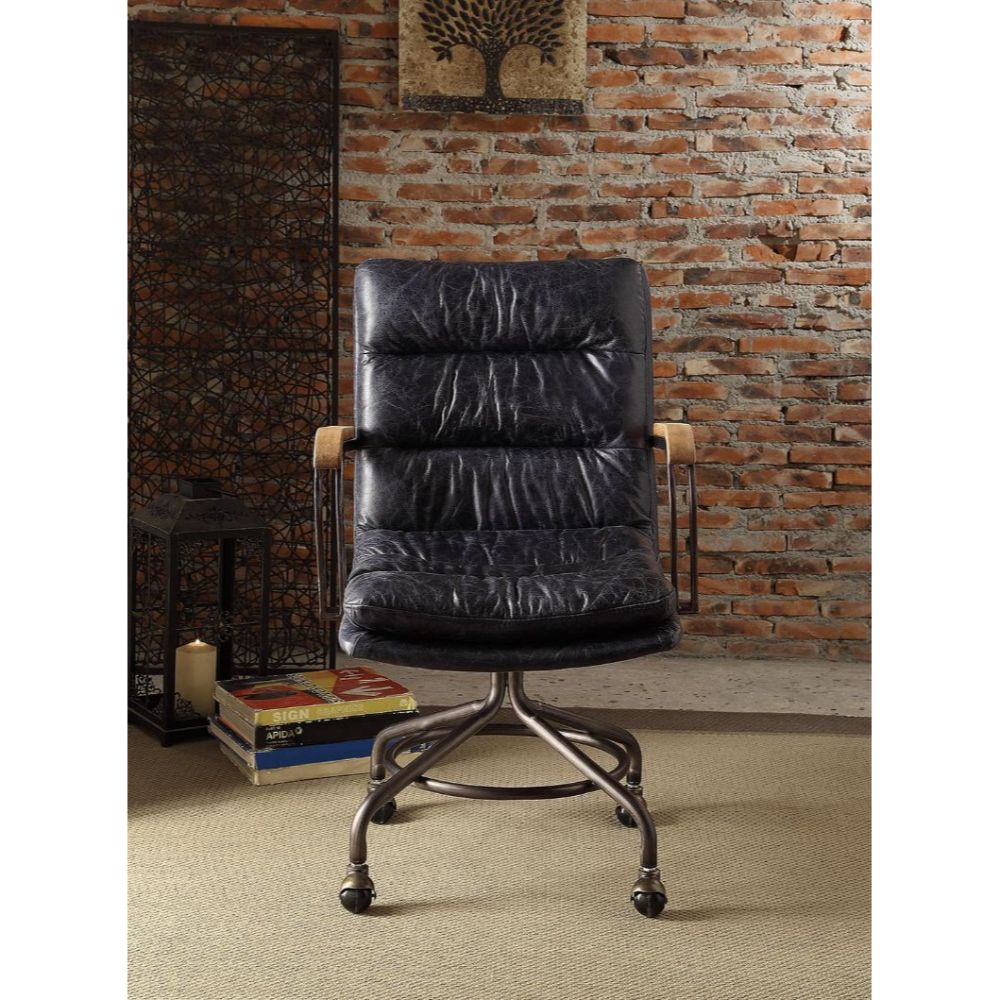 Harith Ii Blue Executive Office Chair - Ornate Home