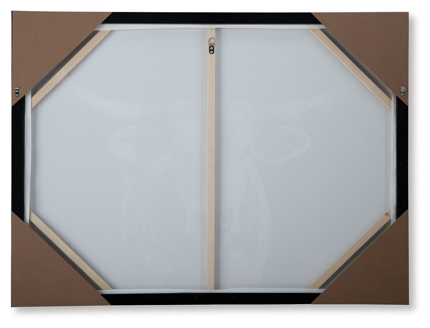 Harlandale Black/White/Brown Wall Art - Ornate Home