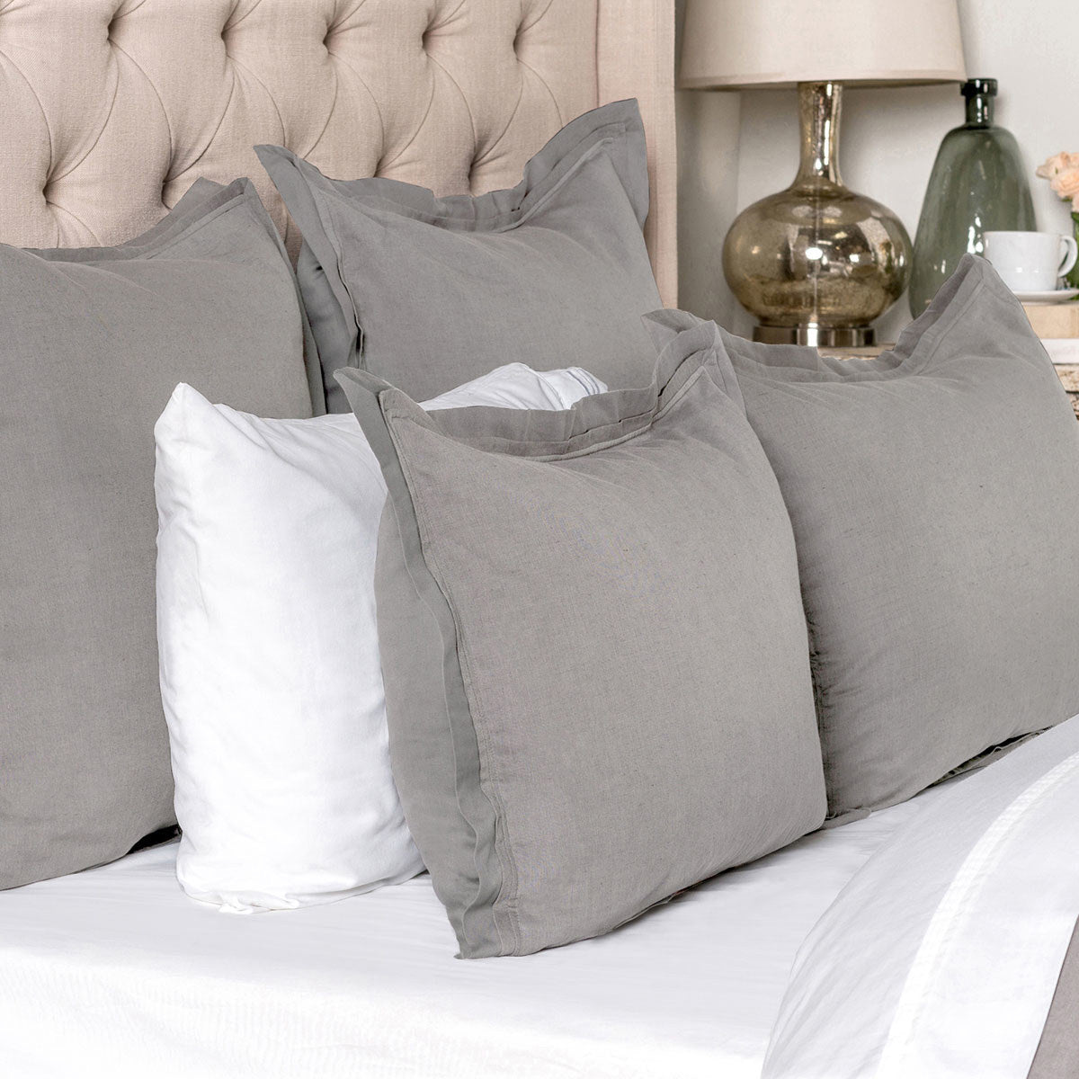 Harlow Gray Duvet Collection - Ornate Home