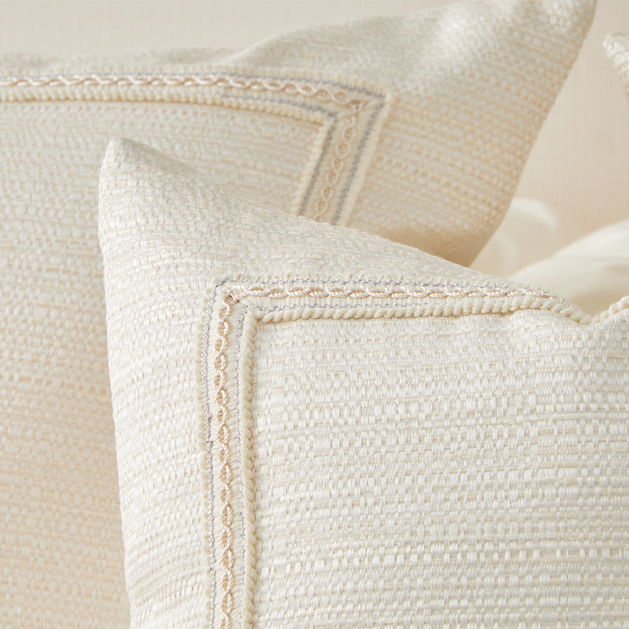 Harlow Ivory 4-Piece Comforter Set - Ornate Home