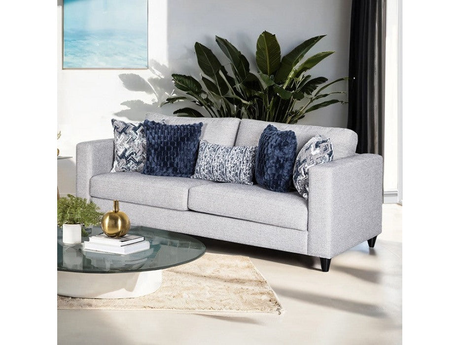 Harlow Light Gray Sofa - Ornate Home
