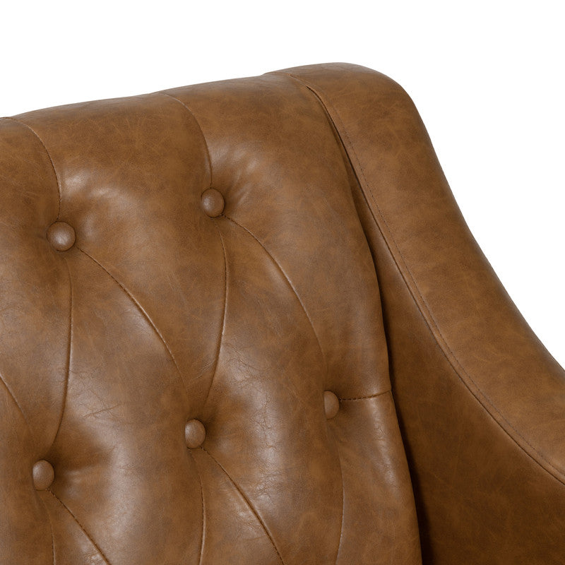 Harmon Brown/Brown Accent Chair - Ornate Home