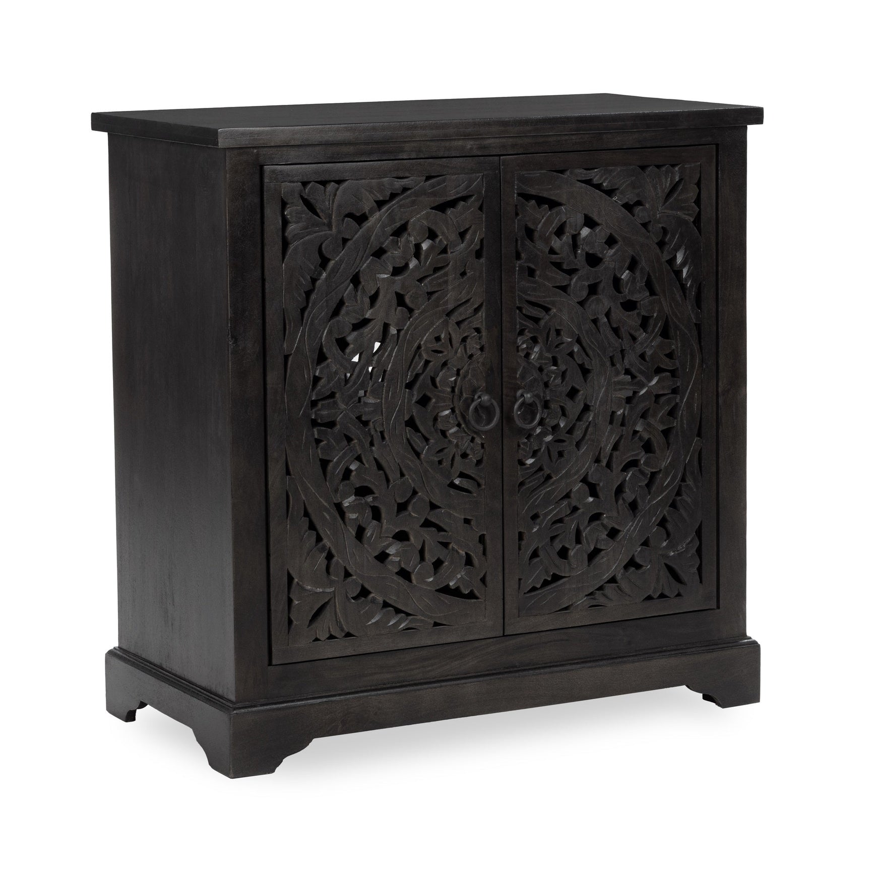 Harmony Harvest Walnut 2 Door Cabinet - Ornate Home