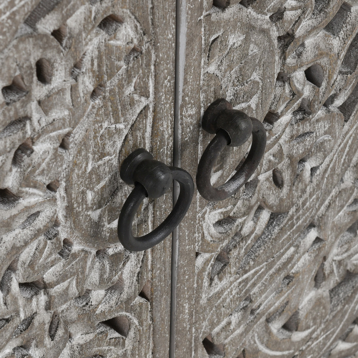 Harmony Vintage Gray Cabinet - Ornate Home