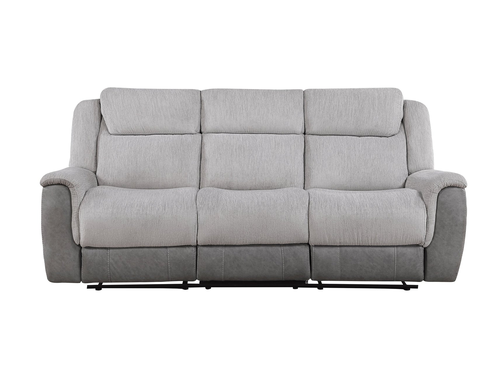 Harriette Gray Double Reclining Sofa - Ornate Home