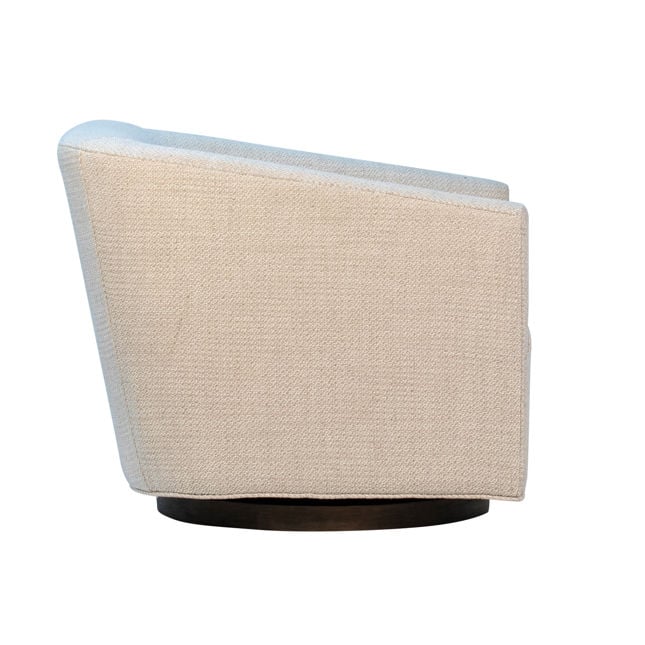 Harris Light Sand Swivel Chair - Ornate Home