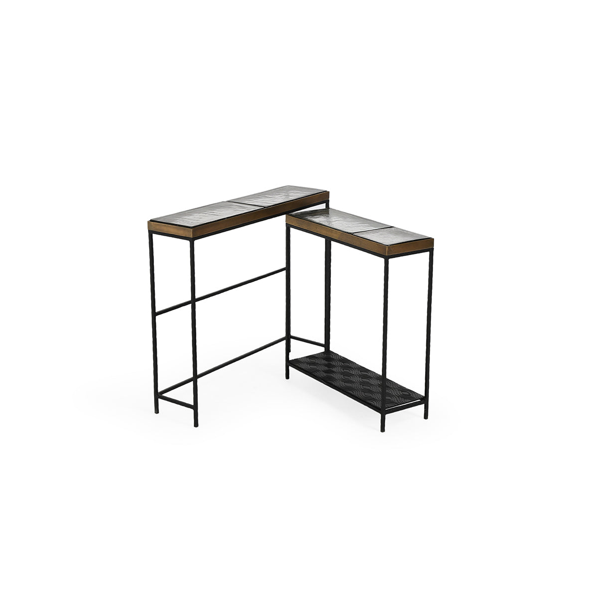 Harrison Brown Console Tables (Set of 2) - Ornate Home