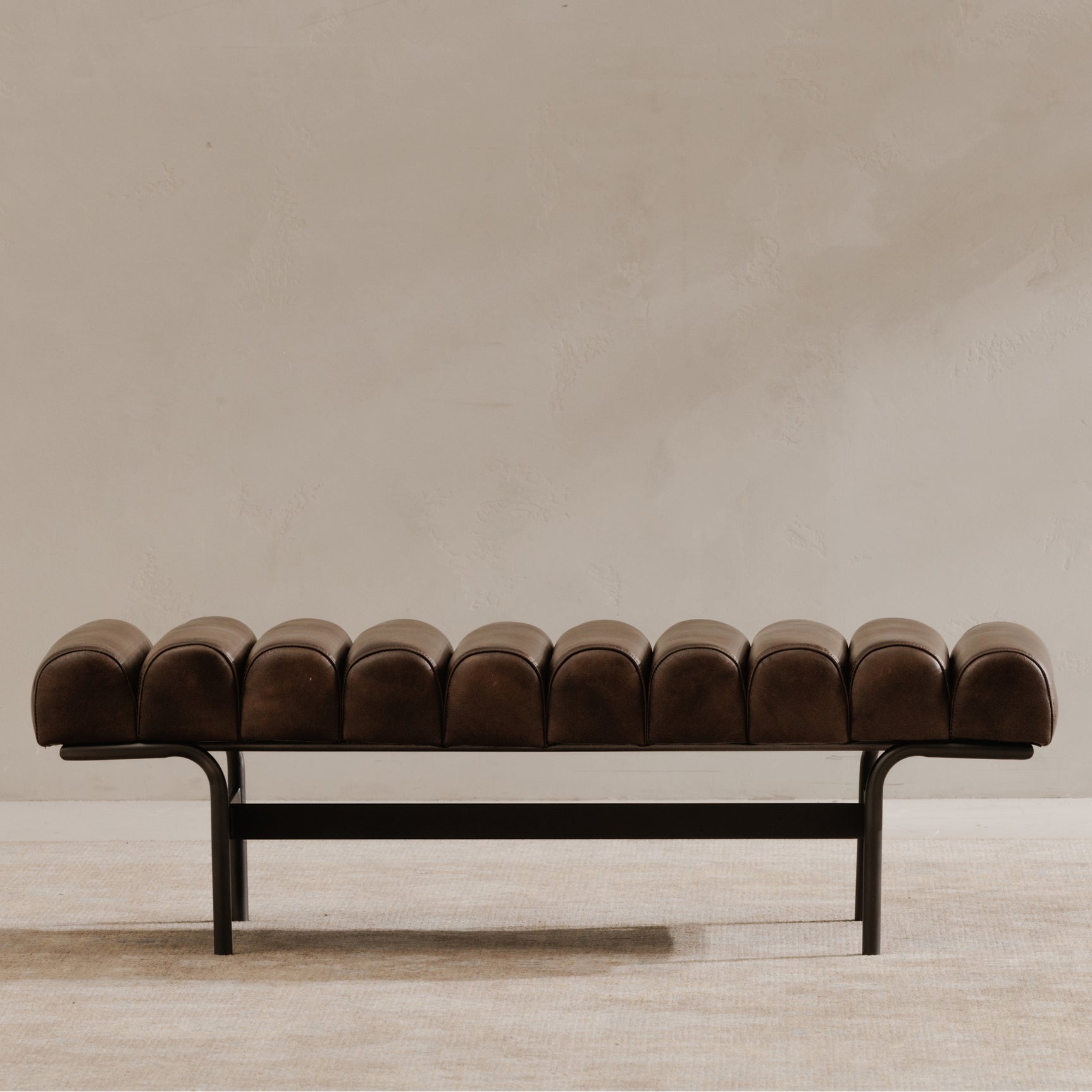 Harrison Dark Brown Bench - Ornate Home