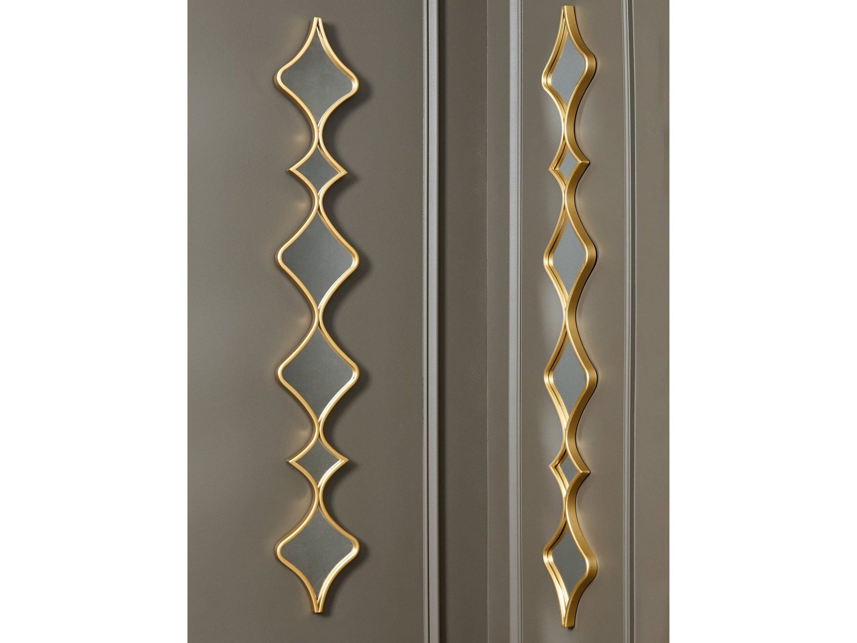 Harriswood Gold Finish Accent Mirror Set (Set of 2) (Online Special Price) - Ornate Home