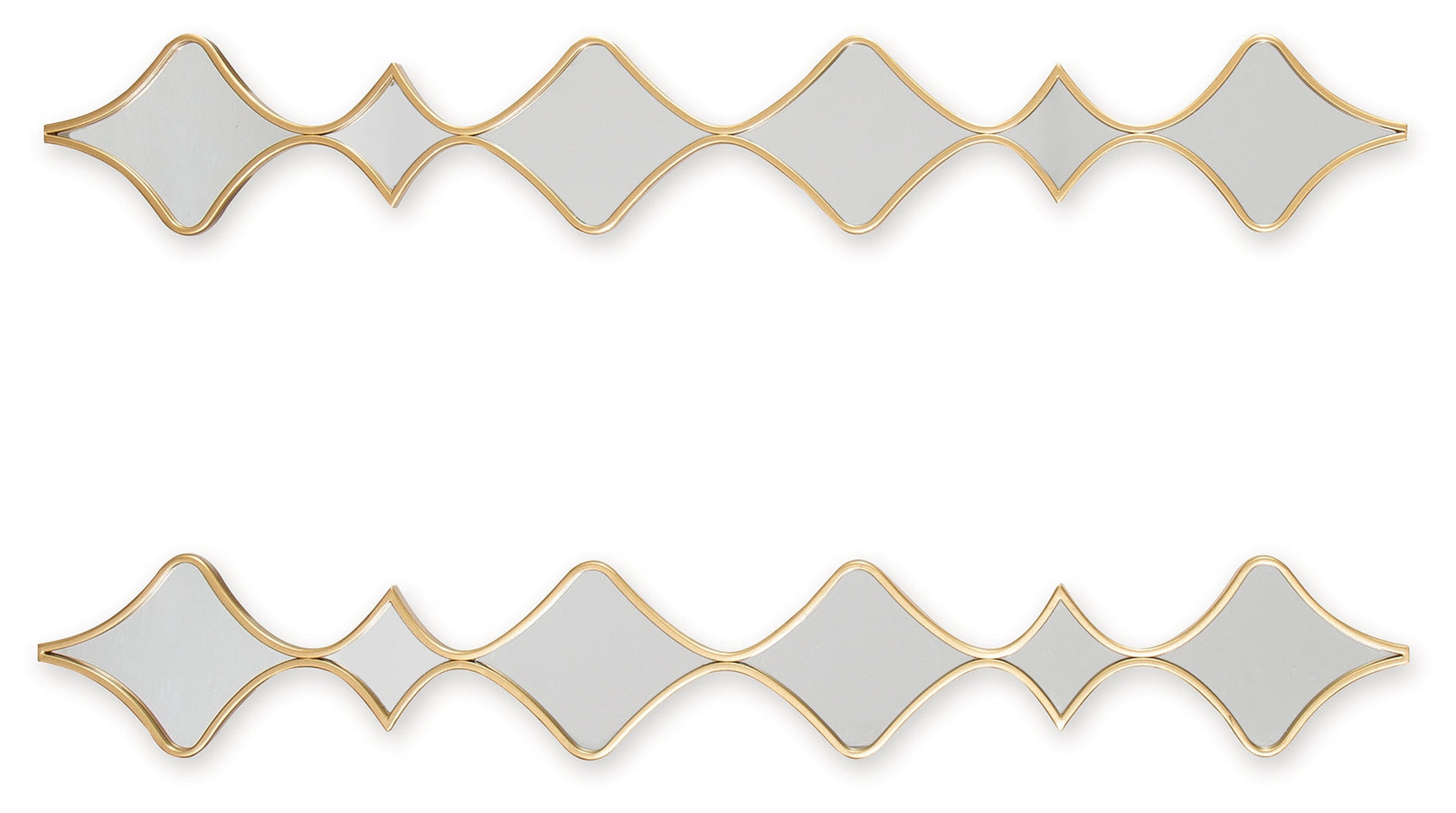 Harriswood Gold Finish Accent Mirror Set (Set of 2) (Online Special Price) - Ornate Home