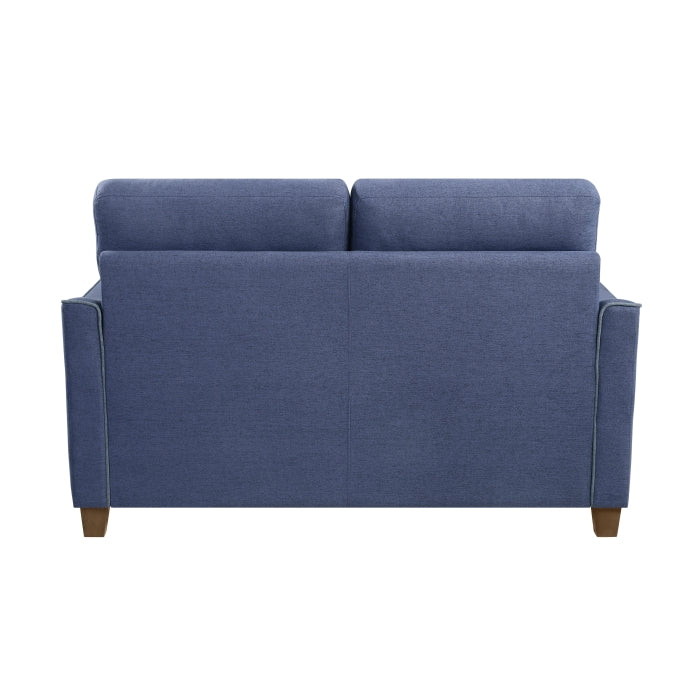 Harstad Blue Loveseat - Ornate Home