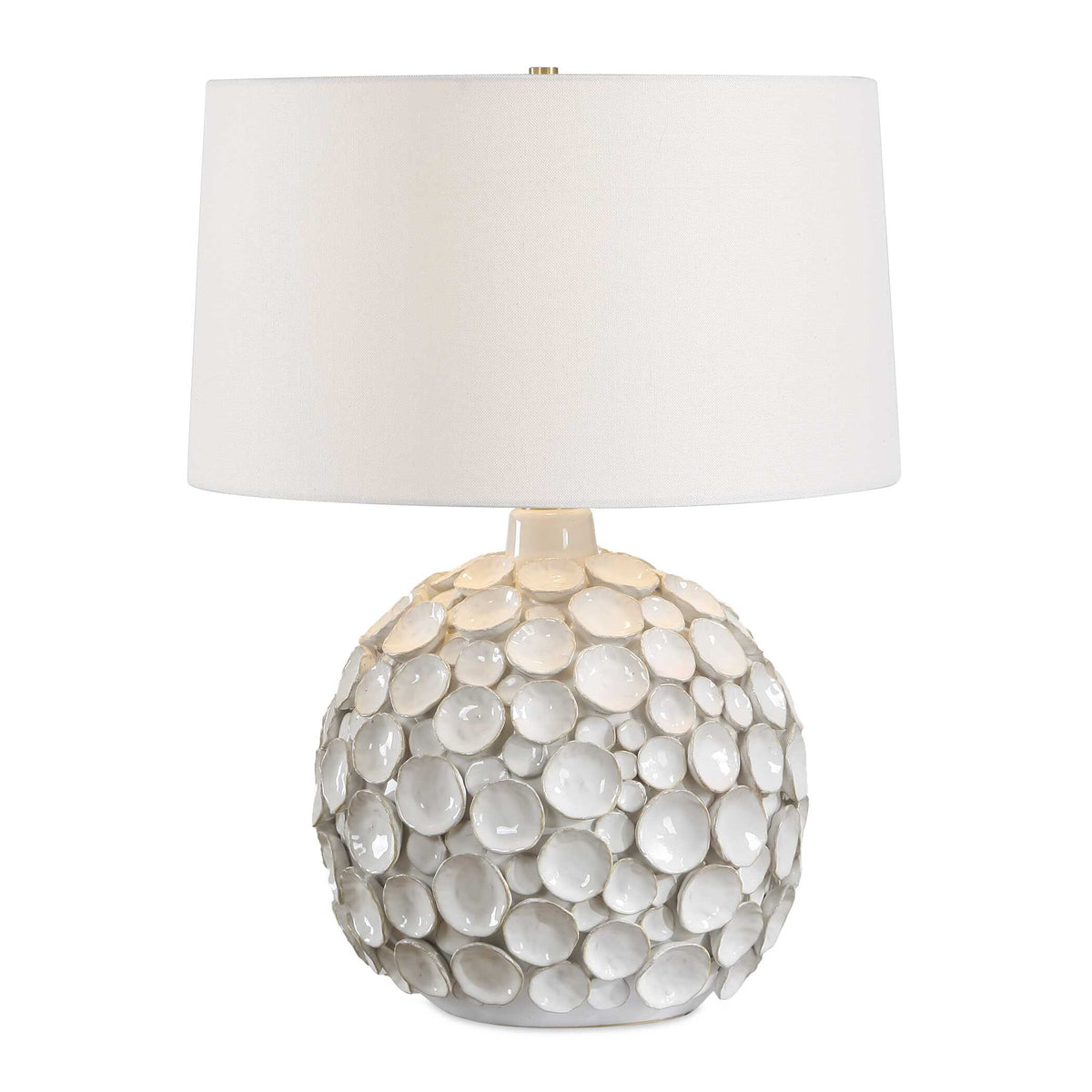 Hartley White Petal Table Lamp - Ornate Home