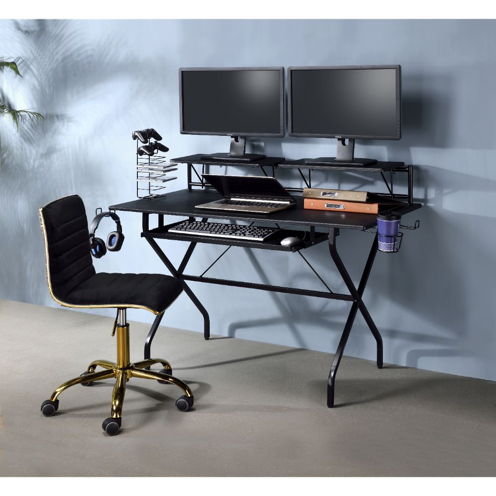 Hartman Black Computer Desk - Ornate Home