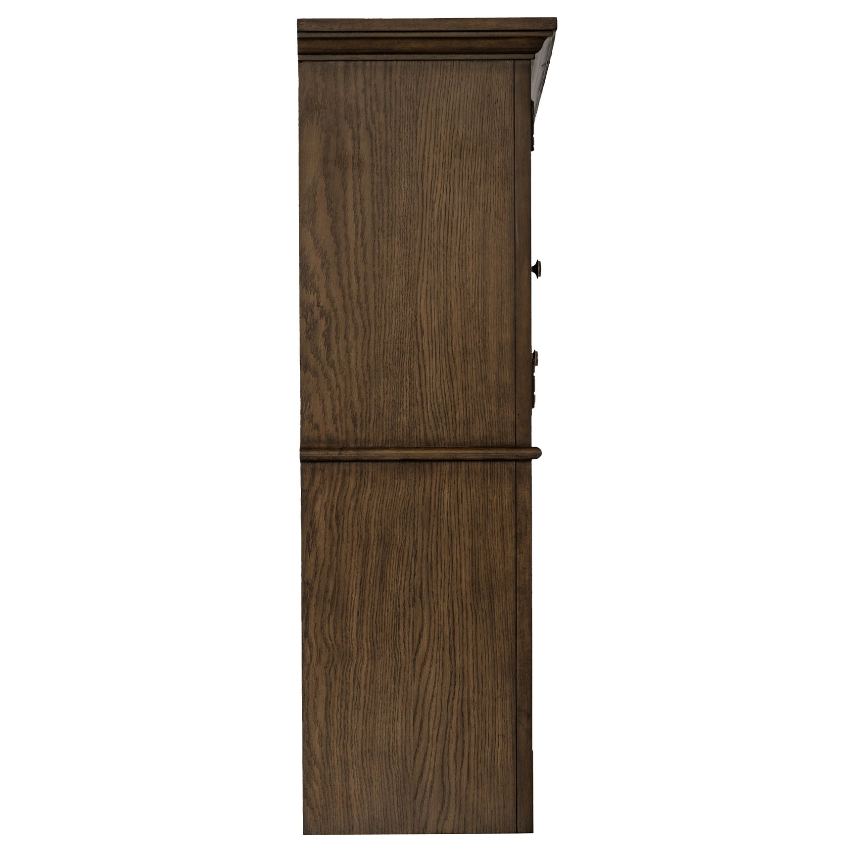 Hartshill Burnished Oak 2-door Hutch with Shelves - Ornate Home