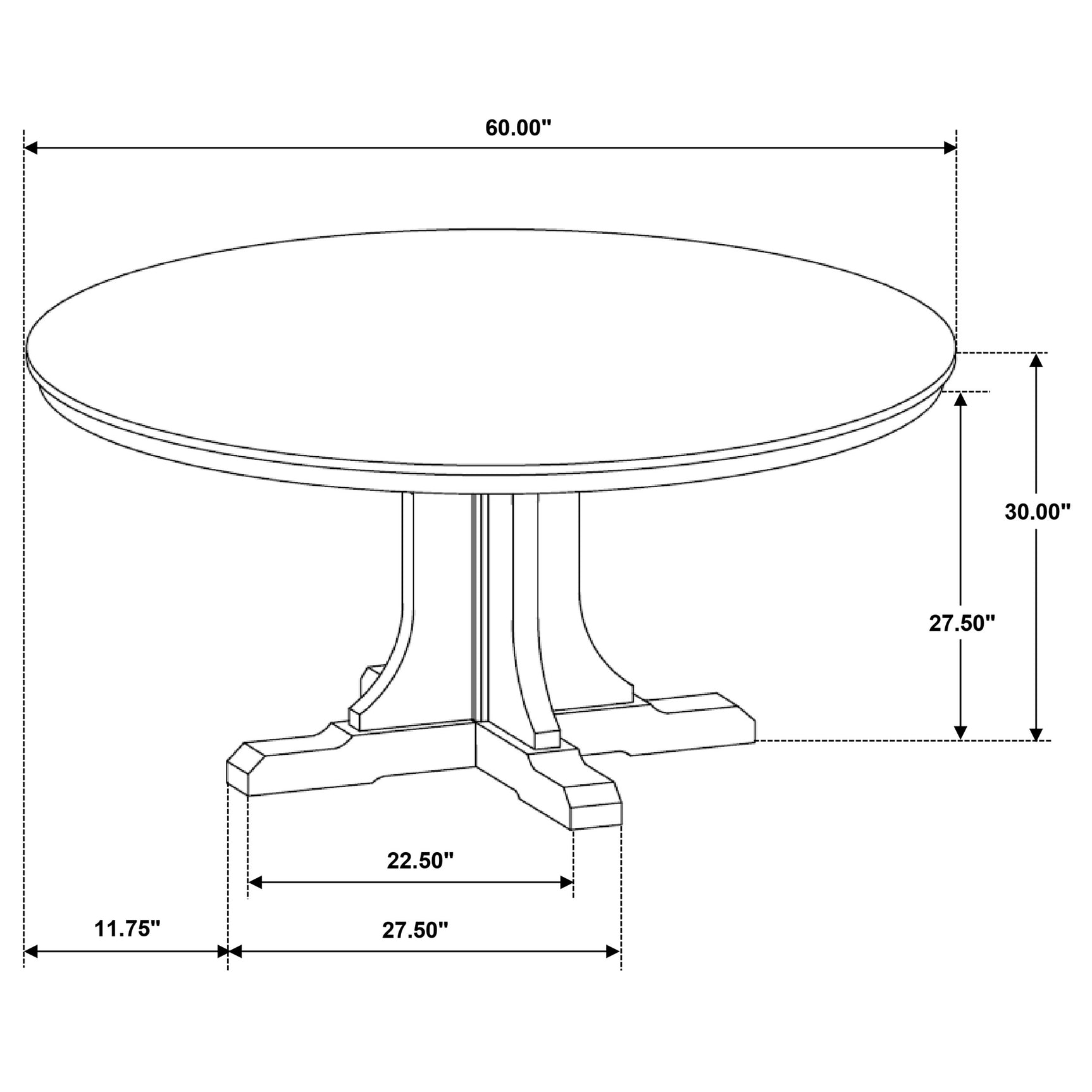Hartville Natural Light Brown 60-inch Round Dining Table - Ornate Home
