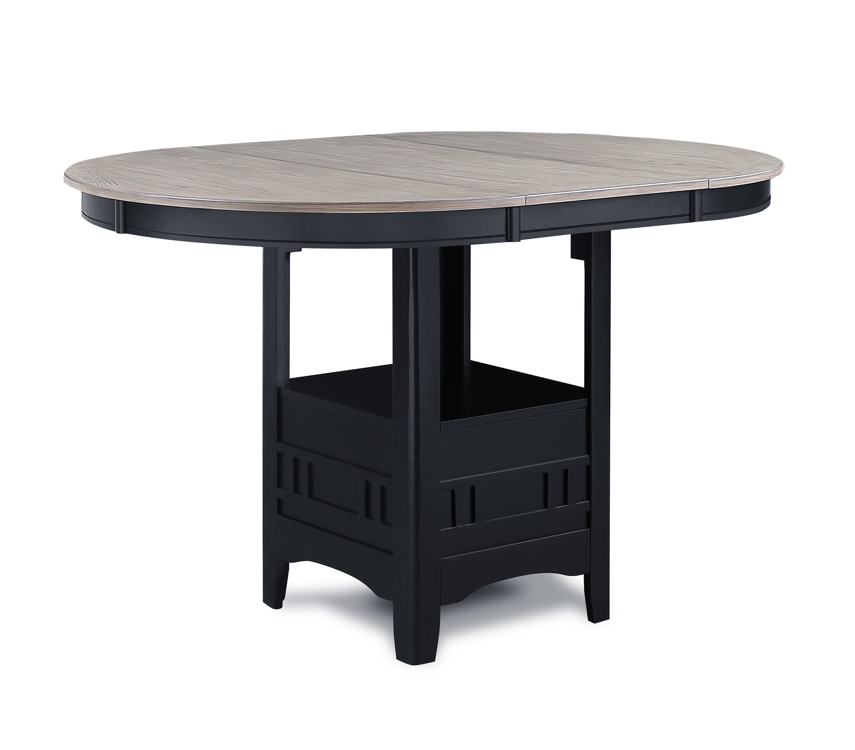 Hartwell Light Grey/Black Counter Height Dining Set - Ornate Home