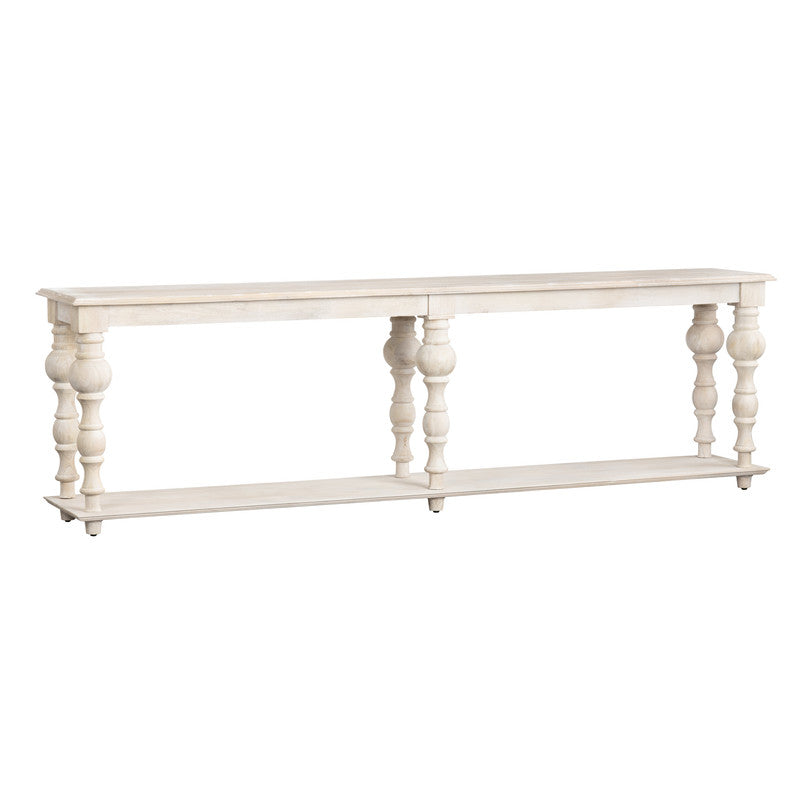 Harvest White/Tan Console Table - Ornate Home