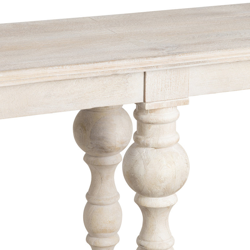 Harvest White/Tan Console Table - Ornate Home