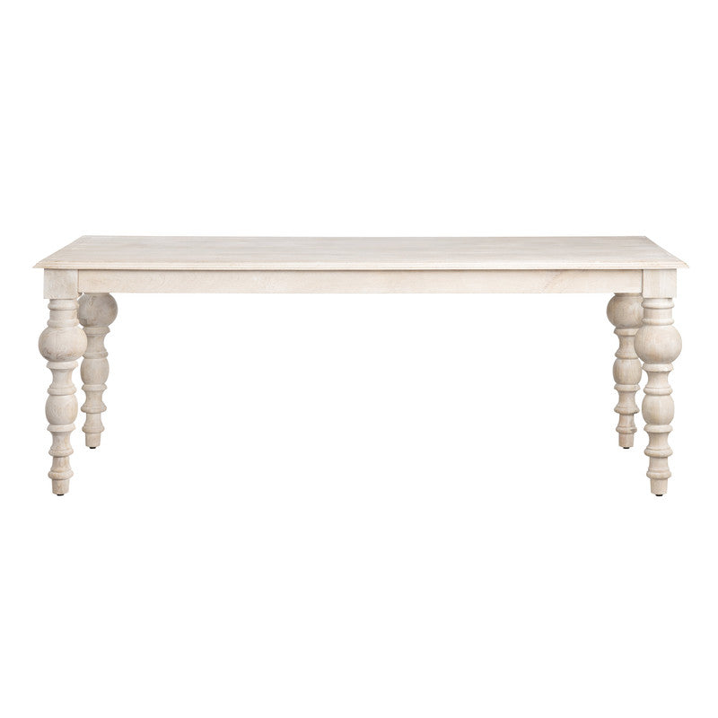 Harvest White/Tan Dining Table - Ornate Home