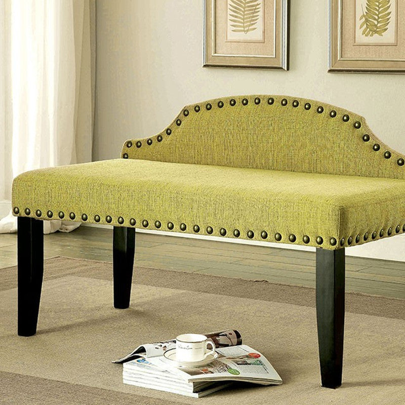 Hasselt Green Small Bench - Ornate Home