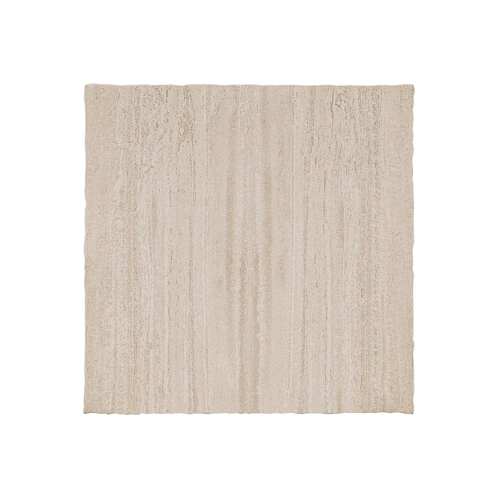 Hathaway Square White Travertine/Oil-Rubbed Bronze Side Table - Ornate Home