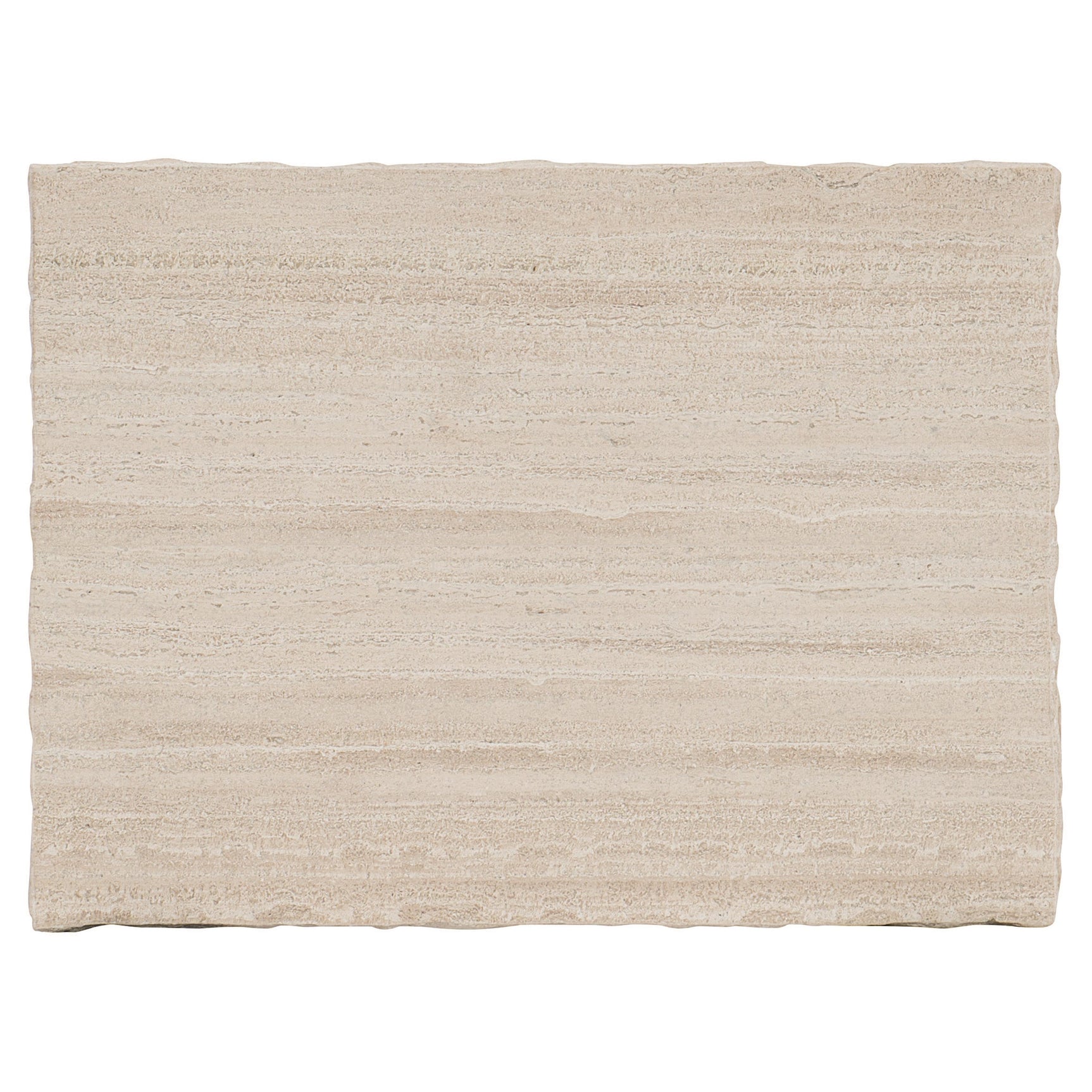 Hathaway White Travertine/Oil-Rubbed Bronze Cocktail Table - Ornate Home