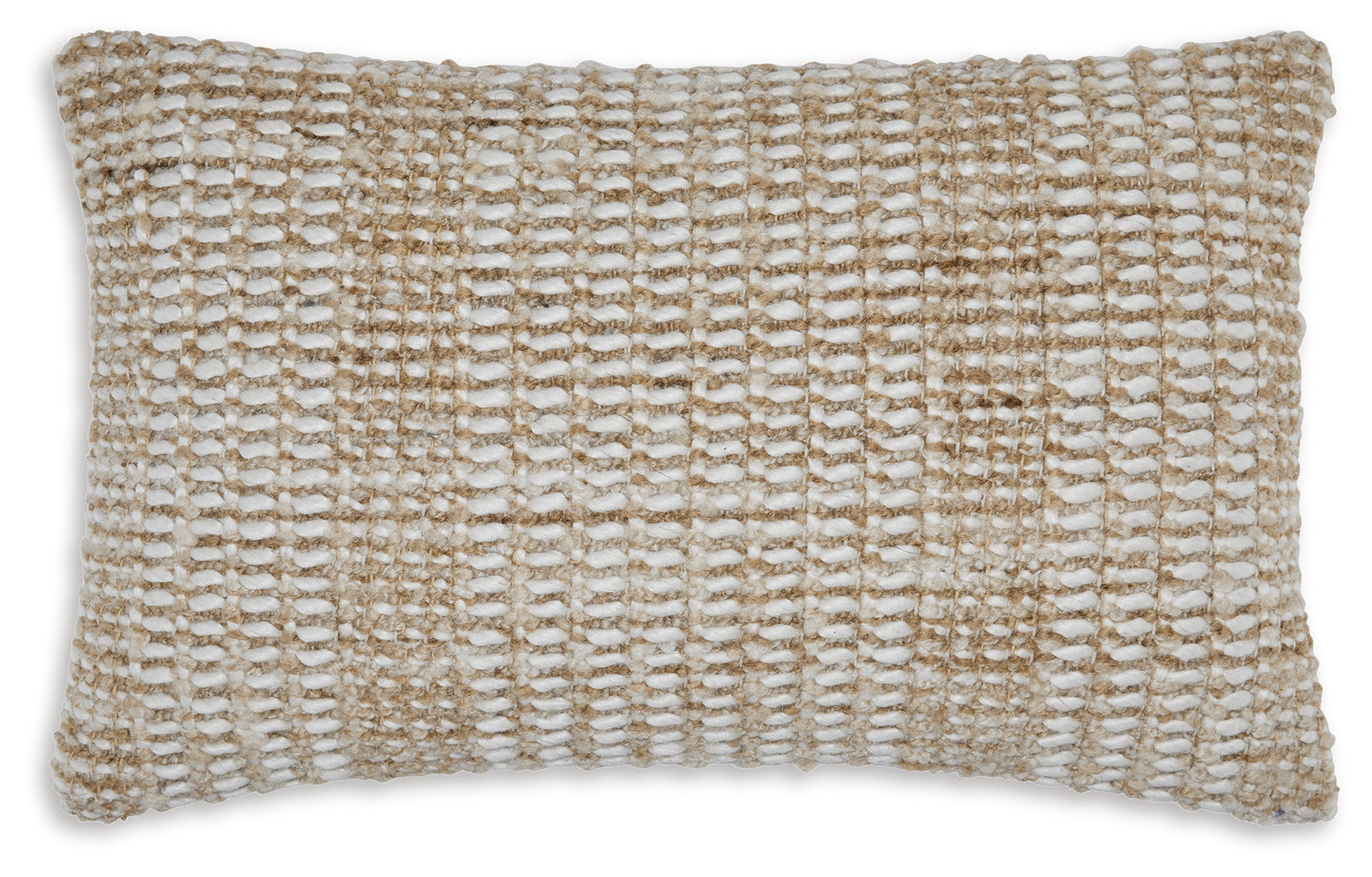 Hathby Tan/White Pillow - Ornate Home