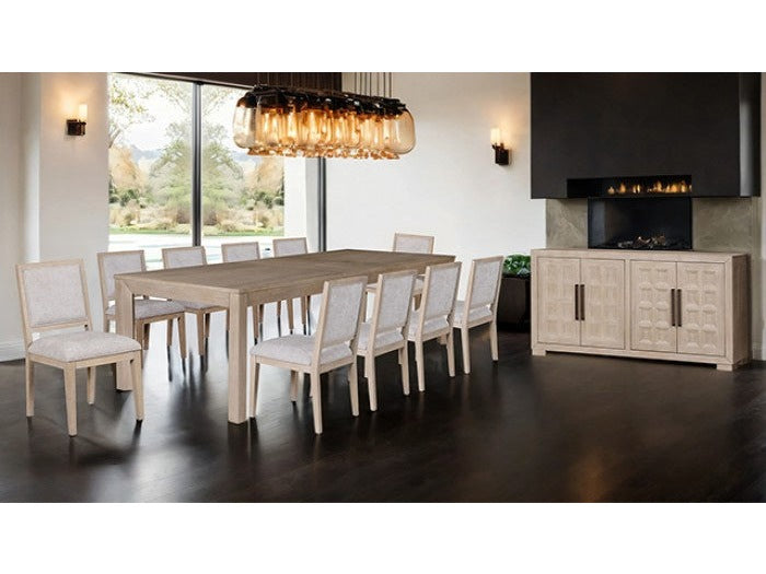 Hatton Cross Tawny 9 Piece Dining Set - Ornate Home