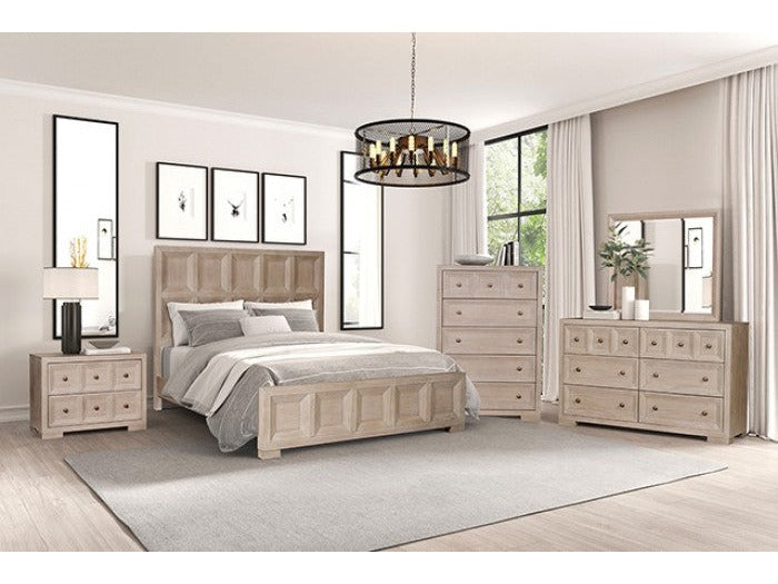 Hatton Cross Tawny Queen 5 Piece Bedroom Set w/2 Nightstands - Ornate Home