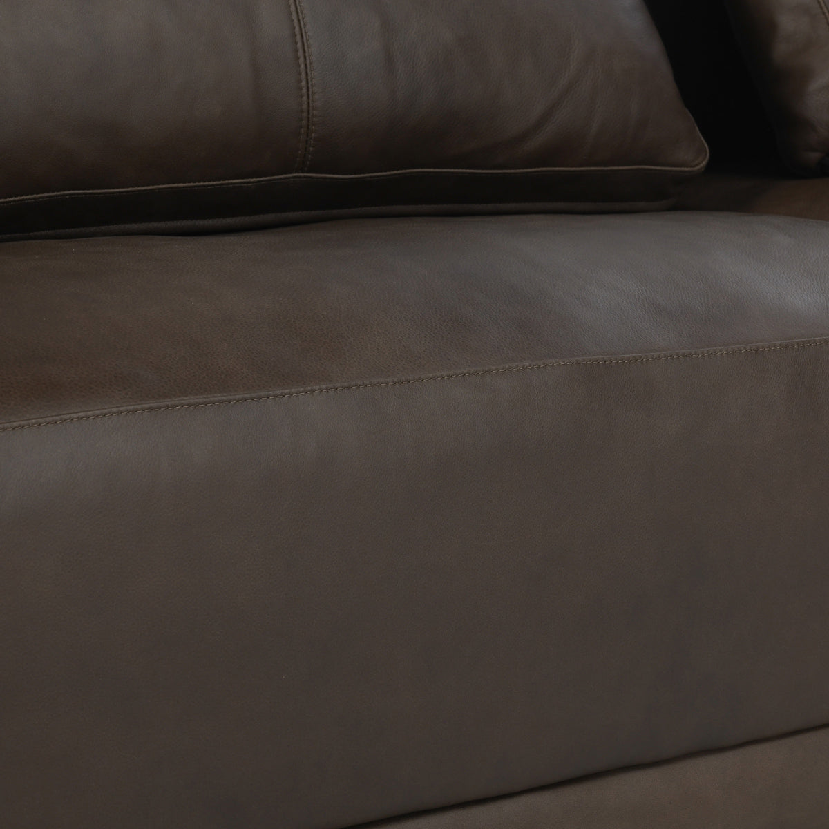 Hauser Espresso MX 2 Piece Sectional - Ornate Home