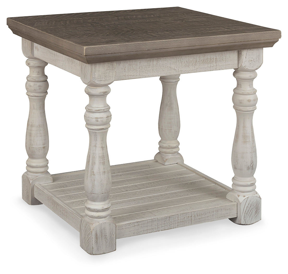 Havalance Gray & White End Table - Ornate Home