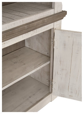 Havalance Weathered Gray & Vintage White Entertainment Center Units (Online Special Price) - Ornate Home