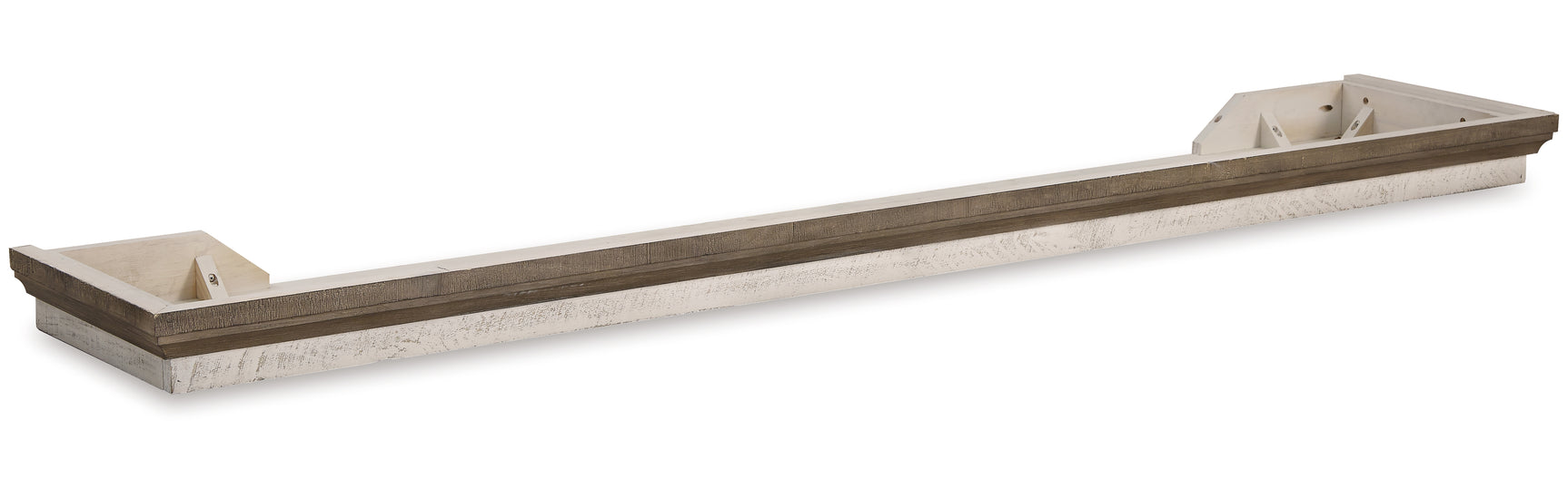 Havalance Weathered Gray & Vintage White Entertainment Center Units - Ornate Home